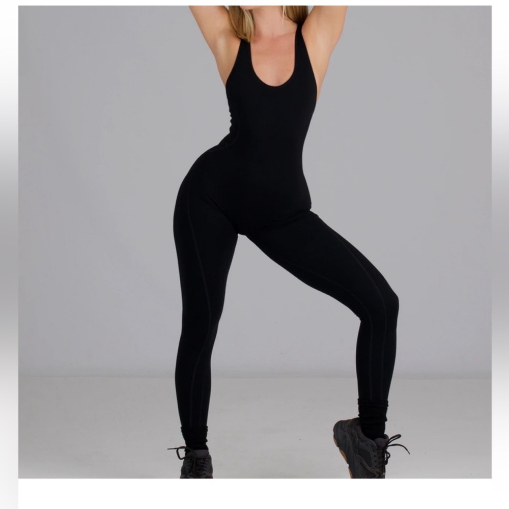 Davis Active Black Tank Jumpsuit XS/S